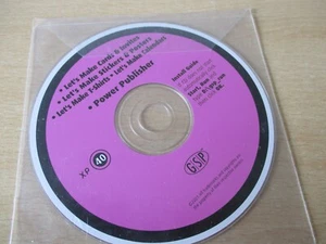 Lets make cards & invites CD-ROM, GSP Software, XP40, ex TIME Computer - Picture 1 of 1