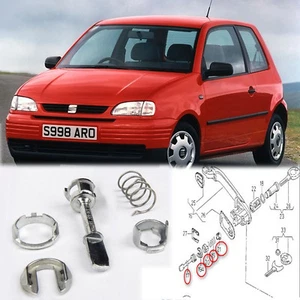 Seat Arosa 1997-2004 Door Lock Barrel Repair KIT FRONT LEFT & RIGHT - Picture 1 of 6
