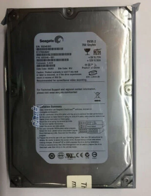 ST3750640AV Seagate 750GB 7200RPM IDE PATA 3.5" Hard Drive - Image 1 of 2