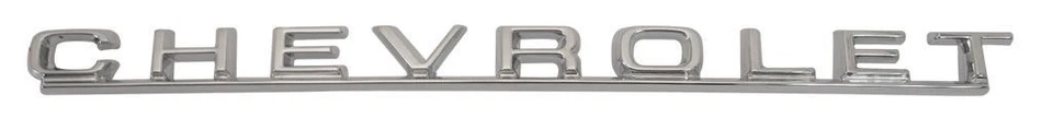Chevy El Camino 1967 67 puerta trasera Chevrolet cromo escritura emblema puerta trasera Foto 1 de 1