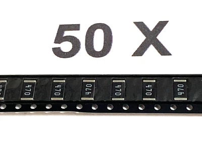 VISHAY DALE 47R, 47 Ω, 47 Ohm, 5%, 1W, 2512, 500V, 155°, CRCW251247R0JNEG, VISHAY, 50 Stück