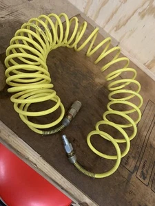 Nylon Coilhose Air Hose W/ Connector And Coupler 11Q09T2 - Picture 1 of 4