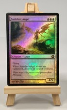 Sunblast Angel - Misprint Heavy Black Ink Error FOIL Mtg Magic -Moose Loot- E200