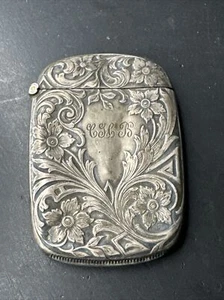 Antique Pyrogen Box Matchbox Solid Silver Art Nouveau 1930 - Picture 1 of 9