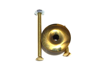 Hoosier Armario Herrajes Puerta Perilla Cajón Latón Foto 1 de 4