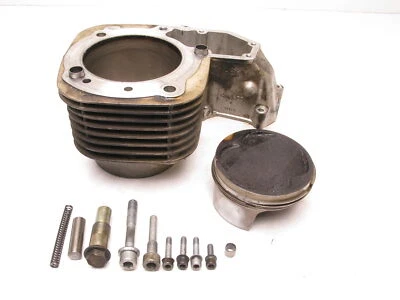 Jarro e pistão de cilindro direito do motor BMW R1100RT R1100RS 99mm furo 11117667100 fabricante de equipamento original - Imagem 1 de 4