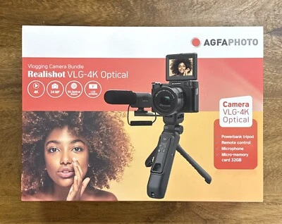 AgfaPhoto Realishot VLG-4K Optical Vlogging Kamera-Set- 24MPx/4K NEU/OVP