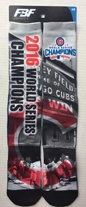 CHICAGO CUBS 2016 World Series Champion Socks FBP Original Men Large New! - Picture 1 of 2