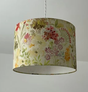 Pantalla de lámpara Aylesbury otoño seto floral tambor sombra de luz - Imagen 1 de 12