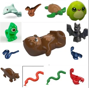 NUEVOS ANIMALES LEGO - PEZ SERPIENTE NUTRIA CANGREJO RAPAZ CAMALEÓN ESCORPIÓN DELFÍN - Imagen 1 de 31