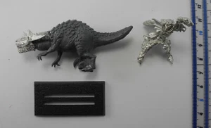 MALUS DARKBLADE (missing arm) & COLD ONE Metal Dark Elf Elves Army Rider B44 - Picture 1 of 5