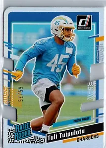 2023 Donruss #354 Tuli Tuipulotu pressefest silber gestanzt #/75 - Bild 1 von 2