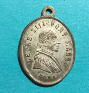 Medaille Löwe XIII Kupfer qSPL S PIETRO S PAOLO - Bild 1 von 2