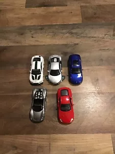 5 SuperCars Model Pull And Go Cars Combo Lot - Picture 1 of 3