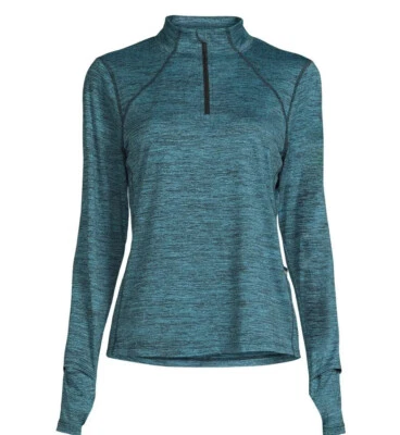Sudadera ligera ATHLETIC WORKS para mujer talla L 12-14 1/4 cremallera frontal nueva Foto 1 de 4