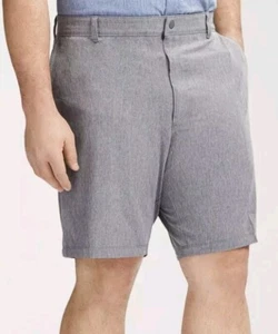 NWT Men's Izod Hybrid Performance Shorts Size 46 - 10.5" Inseam Gray - Picture 1 of 10
