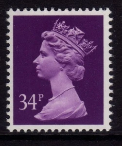 GB 1991 Machin Definitive 34p deep mauve SG X987 MNH - Picture 1 of 1