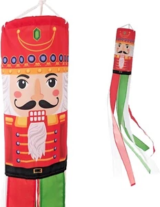 Madrona Brands Christmas Nutcracker Windsock 48 Inch Durable Outdoor Decor - Picture 1 of 2