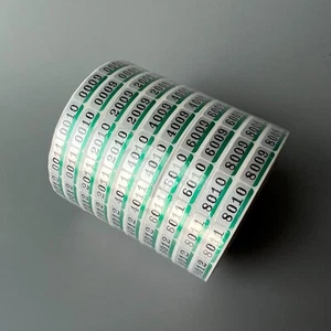 (1 x 10000 pairs/lot) Noritsu negative Twin Check labels No. 0001~10000 numbers - Picture 1 of 3