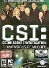 CSI 3 Dimensions of Murder PC DVD Computer Video Game UK Release Mint Condition