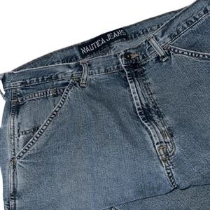 Nautica Blue Denim Loose Fit Carpenter Vintage Jeans Herren Gr. 34/30 - Bild 1 von 13