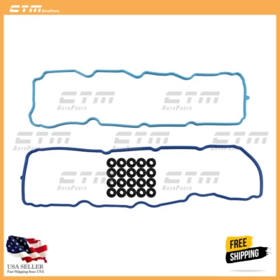 Valve Cover Gasket Fit 05-11 Jeep Dodge Mitsubishi Raider V6 3.7 VIN K SOHC Foto 1 de 4