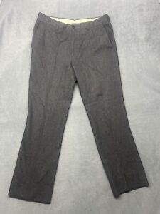 ralph lauren étiquette violette laine cachemire pantalon robe 34R (33,5x29) gris charbon