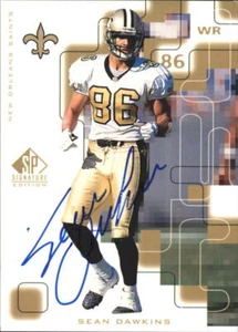 1999 SP Signature Autograph #NO Sean Dawkins - Bild 1 von 2