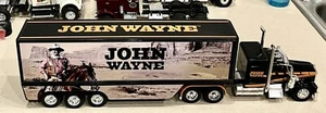 🏁 New Ray Die-Cast JOHN WAYNE 1/32 PETERBILT Semi Truck & Trailer 🏁 - Picture 1 of 12