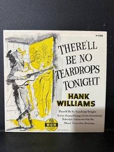 Hank Williams EP There'll Be No Teardrops Tonight MGM X1082 - Picture 1 of 4