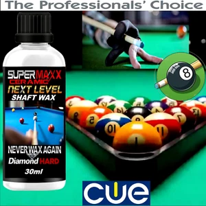 POOL CUE CERAMIC SHAFT WAX FOR PROFESIONAL SMOTHER STROKES AND PERFORMANCE - Picture 1 of 7