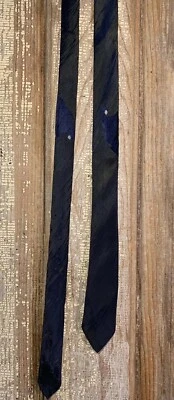 "Corbata ajustada vintage Cavalier 57 X 1,9"" diseño Frank Wilson Wave" Foto 1 de 4