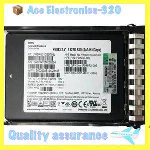 P44013-B21 P46051-001 HPE 1.92TB SATA 6G 2.5" Gen10 Plus V2 GEN11 Server SSD New - Afbeelding 1 van 4