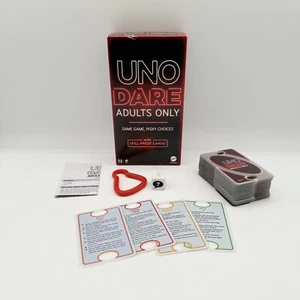 UNO Complete Dare Adults Only Card Game, 2-10 Players, Waterproof Cards and Dice - Picture 1 of 3