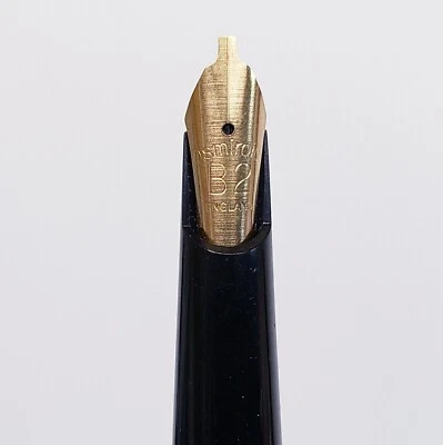 Osmiroid Chapado en Oro 22K B2 Negrita Fácil Cambio Plumín Hecho en Inglaterra - Se Adapta a Shaeffer Foto 1 de 4