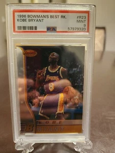 Kobe Bryant 1996 Bowmans Best Rookie RC R23 PSA 9 Lakers HOF come nuovo - Foto 1 di 3