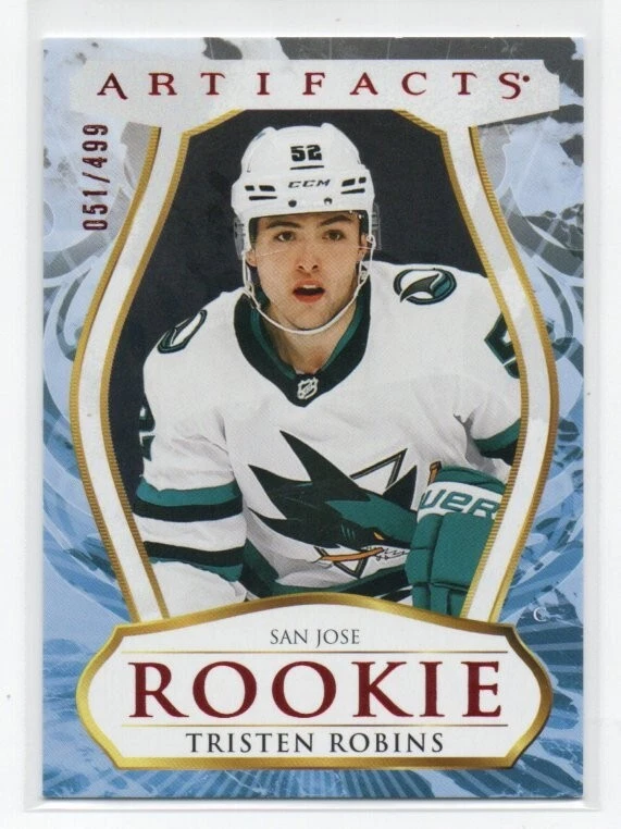 2023-24 Upper Deck Artifacts Rookie Parallel Tristen Robins Ruby 051/499 #191 - Image 1 of 1