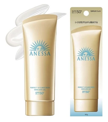 Gel para el cuidado de la piel ANESSA Perfect UV NA 90 g SPF50+ PA++++ protector solar ×2 Foto 1 de 4