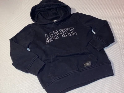 N6!¡GUAU! Sudadera con capucha pulóver con logotipo de Abercrombie para niños 5/6 Foto 1 de 2