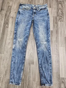 Denizen von Levi's Jeans Damen 7 Blau Low-Rise Jegging Distressed Stretch - Bild 1 von 14