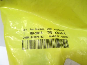 CATERPILLAR OEM CONTROL KNOB HEAVY EQUIPMENT 8R2918 8R-2918 - Picture 1 of 3