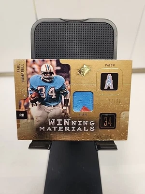 2009 SPx - Winning Materials Earl Campbell #W-EC Patch /99 (MEM) - Image 1 of 4