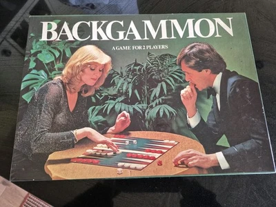 🎲 Backgammon Game Vintage Complete Wooden Playing Pieces - Image 1 of 4