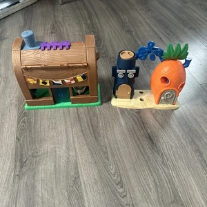 2015 Fisher Price Imaginext Bob Esponja Pantalones Cuadrados KRUSTY Cangrejo y Parte Inferior de Bikini - Imagen 1 de 7