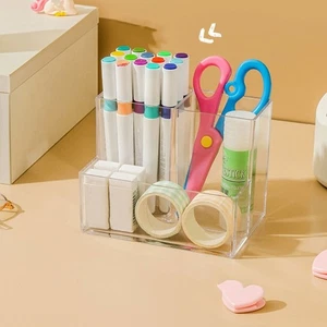 Pen Holders Makeup Brush Container Large Capacity Pencil Holders for Students - Picture 1 of 12