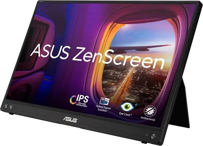 ASUS ZenScreen Portable 15.6 Widescreen Monitor MB16ACV with back Stand - Image 1 of 4
