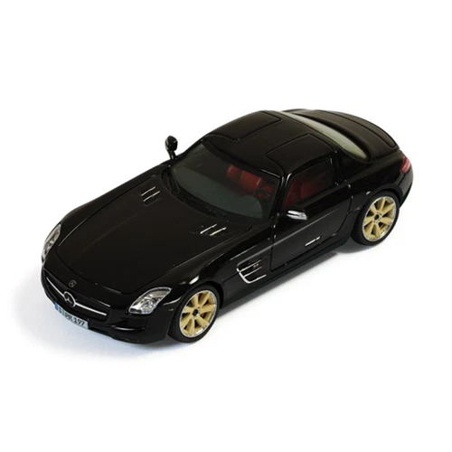 MERCEDES SLS AMG (RSK8) 2011 BLACK 1:43 Ixo Model Auto Stradali Modellino Nuovo - Immagine 1 di 1