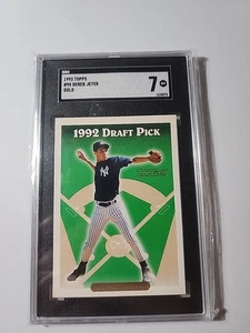 1993 Topps Derek Jeter Gold #98 Rookie New York Yankees U4289 SGC 7 NM - Picture 1 of 2