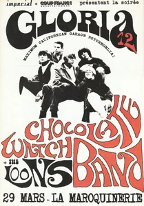 CHOCOLATE WATCHBAND + The Loons French Original Flyer Handbill 2005 - Picture 1 of 2