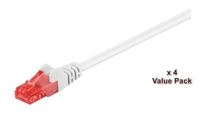 MicroConnect V-UTP620WVP U/UTP CAT6 20M White 4 Pack - Afbeelding 1 van 1